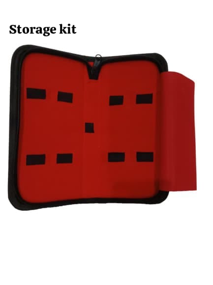 Professional Tool Storage Bag 21.5x22cm – Salon, Dental & Lab Organizer Case – Reusable Pouch for Clippers, Shears, Combs & Instruments – Compact, Durable, Zippered Kit Holder