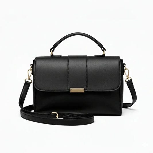 Leather Underarm Shoulder Bag for Women – Large Capacity Summer Handbag with Zipper Closure & Painted Edge