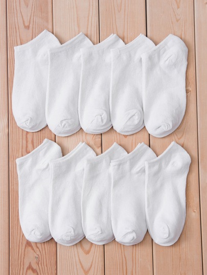 6/12 Pair White Socks Ankle Half Cut Athletic Cushioned Running Performance socks For Both Men/Women.