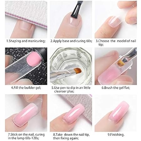 Pack Of 6 Poly Gel Different Colors (Best Quality)