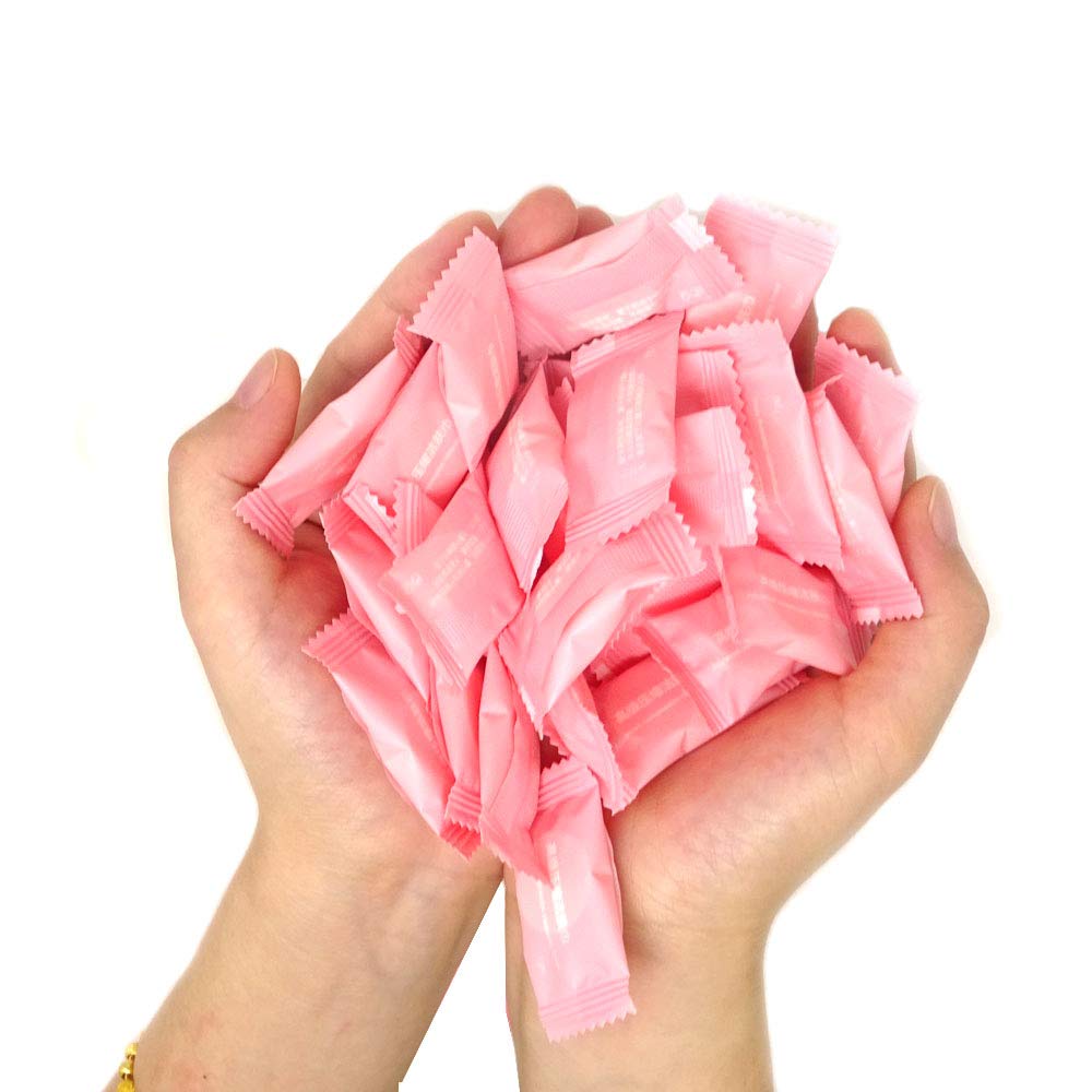 Compressed Towels Disposable Washcloths Portable Face Towels Soft Compressed Wipe Paper Tablets Compressed Magic Towels Compressed Cotton Napkins Tissues for Travel/Home/Outdoor Activities