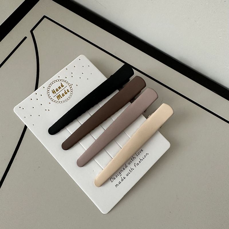 3/4 Pcs/Set New Women Girks Vintage Frosted Geometry Ornamentr Hair