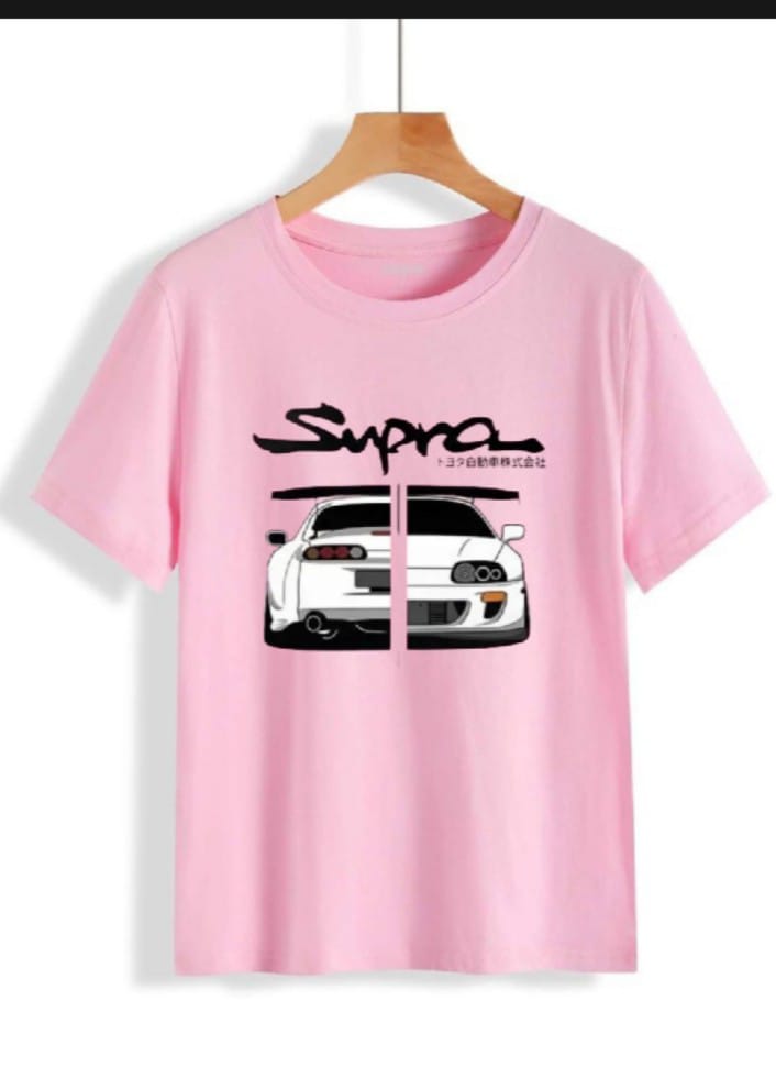 Supra Car Printed summer Half Sleeves O Neck T shirt For Men And Boys
