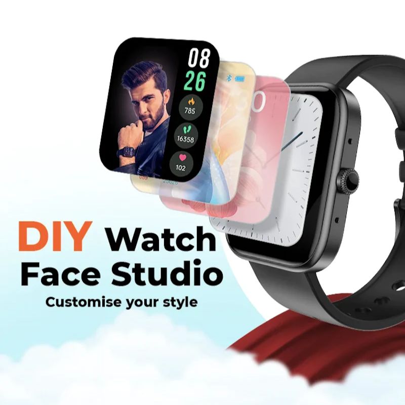 Zero® Ignite Smart Watch | 1.83” IPS Curved Screen,  Calling, 100+ Watch Faces | IP67 Waterproof, SpO2 & Heart Rate Monitor | Best Price Smartwatch for Men & Women, IOS & Android