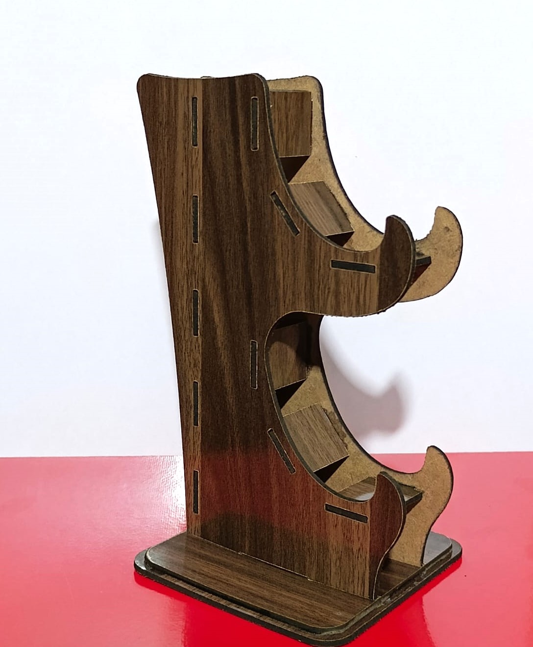 Game Controller Stand  with Headphone Holder / Wooden GamePad Holder with Headphone Stand