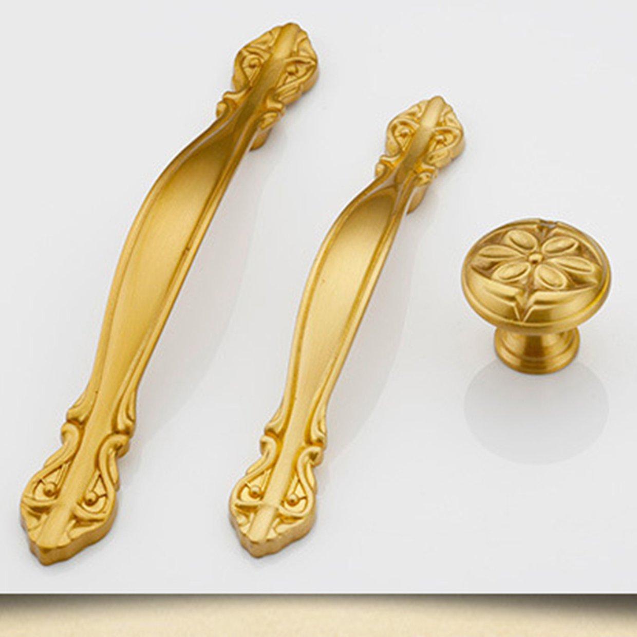 Classical Copper Door Handles Wardrobe Drawer Pull Kitchen Cabinet