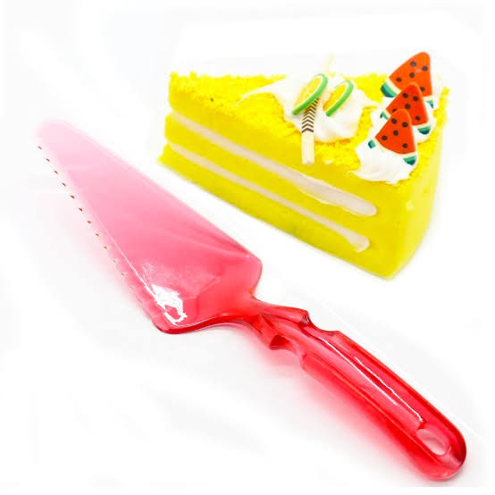 Plastic Pie Server Reusable Cake Servers and Cutter Utensil, Heavy Duty