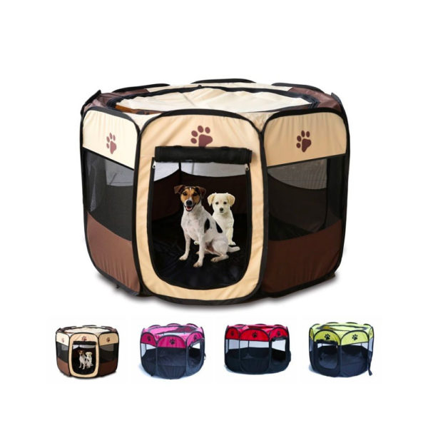 Portable Folding Pet tent Dog House Cage Dog Cat Tent Playpen Puppy