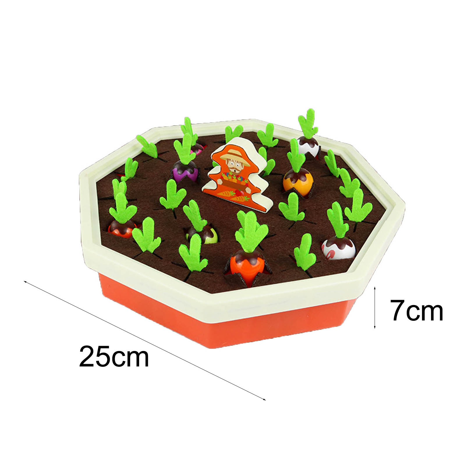 Loveseason Pull Radish Game Safe Boys Girls Early Learning Pull Radish Toy