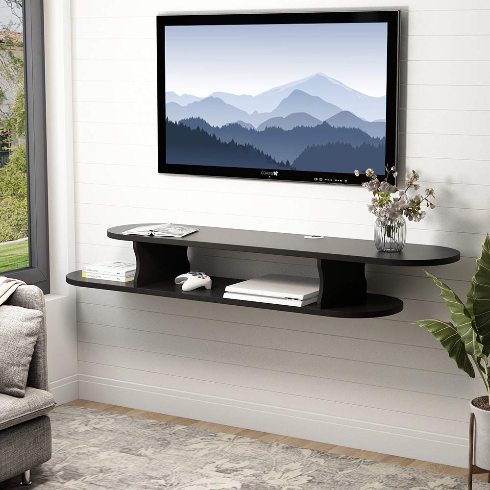2 Tier Modern Wall Mounted Media Console Floating Tv Shelf For Xbox One Ps4 Cable Box Dvd Players Game Console Buy Online At Best Prices In Pakistan Daraz Pk