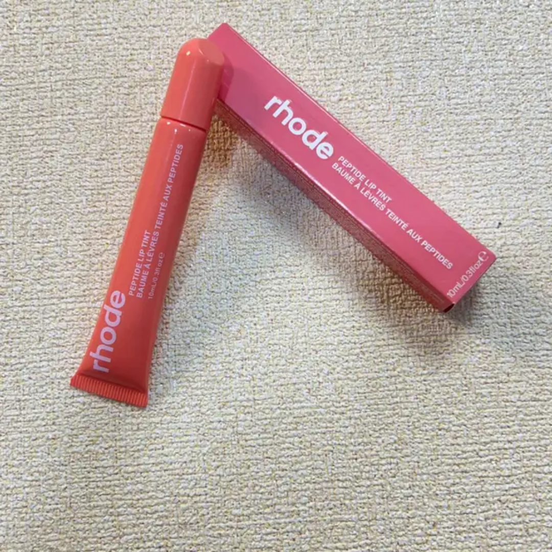 Rhode LipTint Peptide Finest Dupe | Long Lasting Non-Stick Lip Plumper Shea Butter Lip Gloss | Velvet Mirror Finish Orignal Lip Tint Set | Moisturizing Hydrating Lipstick,Lip Oil,Lip Balm | Tint For Lips & Cheeks All-in-One Lip Care Makeup ( 8 Shades )