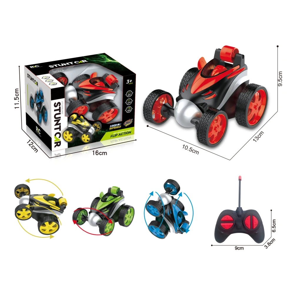 RC Stunt Car for Kids | Remote Control Toy Car with 360 Degree Rotation | Battery Operated Rechargeable Stunt Car | Dancing Stunt Car and Electric Race Car