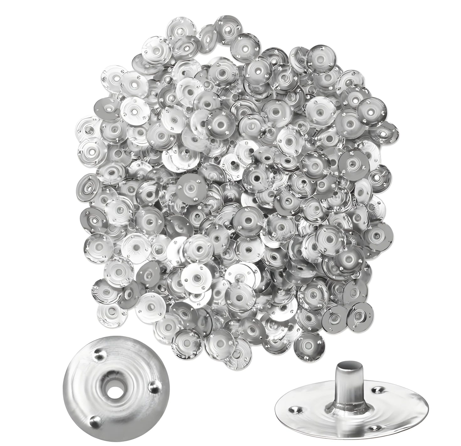 2000pcs Candle Making Metal Tabs Wick Holders for Secure and Stable DIY Candle Crafting