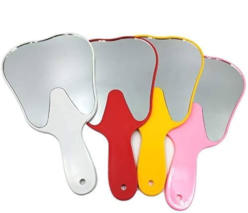 Nursing Tools Portable Mirror Oral Handle Mirror Plastic Handle Mirror Mouth Mirror Handle Hand Mirror