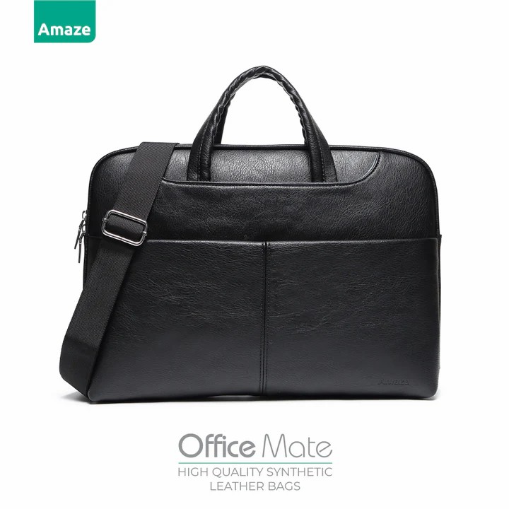 Amaze A920 Office Mate Synthetic Leather Laptop Bag for 14 inch and 15.6 inch MacBook and Laptops 55 5c32dfd186cdb612bdfcc6943c588f6b