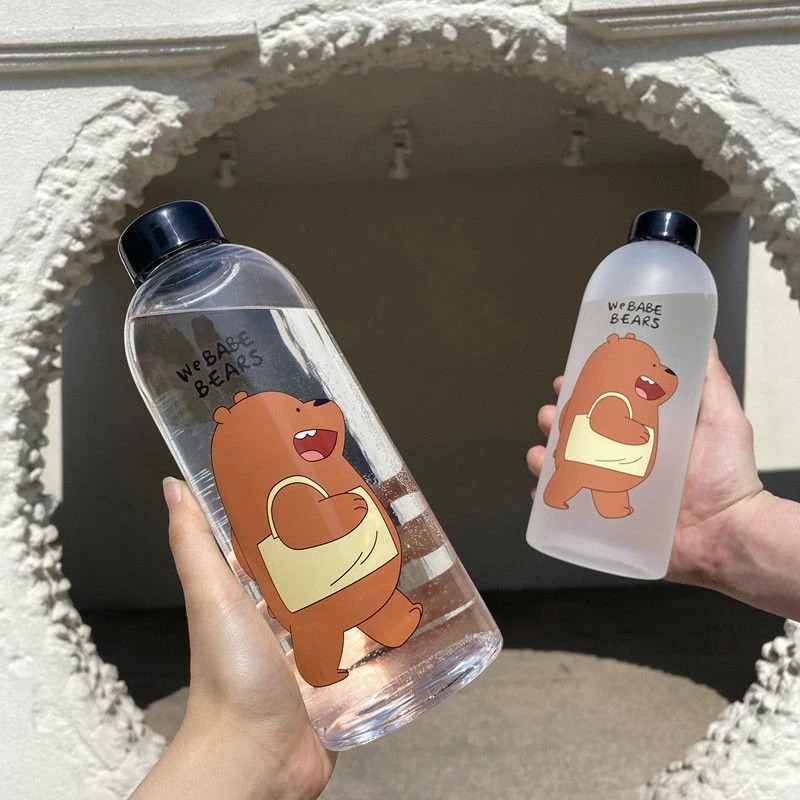 We Bare Bear Frosted Water Bottle