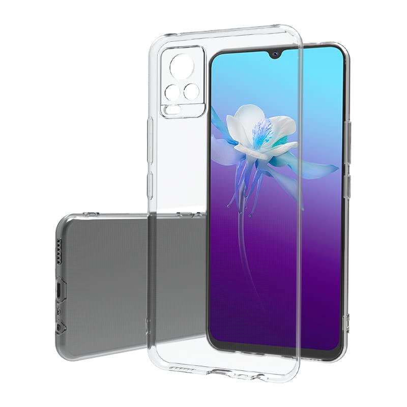 Transparent Back Cover for Vivo V21E and Y73 2021 with Camera Protection