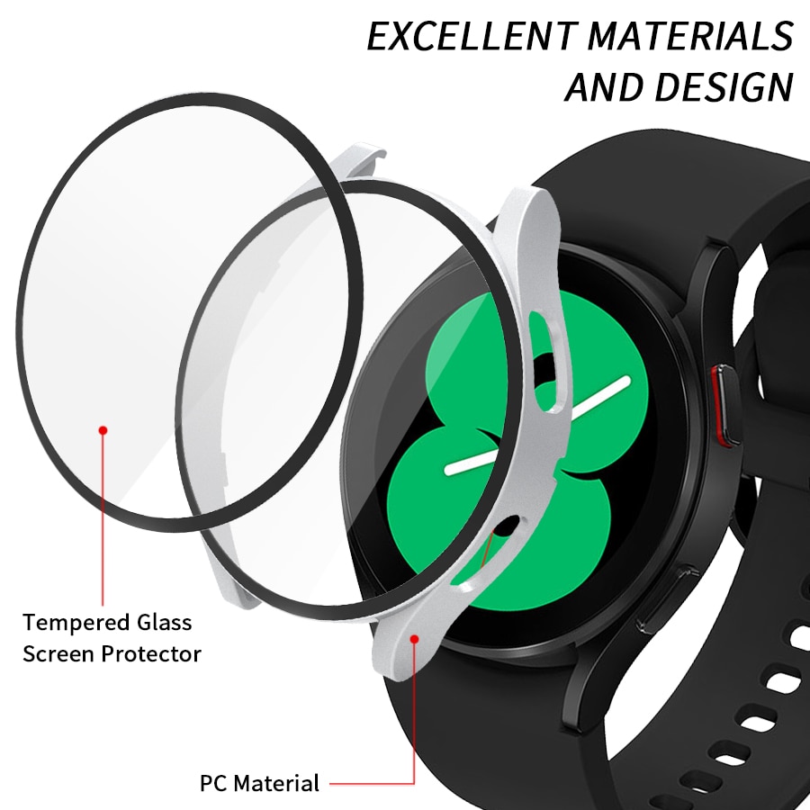 Case Glass Cover For Samsung Galaxy Watch 4 40mm 44mm Pc Matte Case Protective Bumper Shell Watch Accessories 21 New Buy Online At Best Prices In Pakistan Daraz Pk