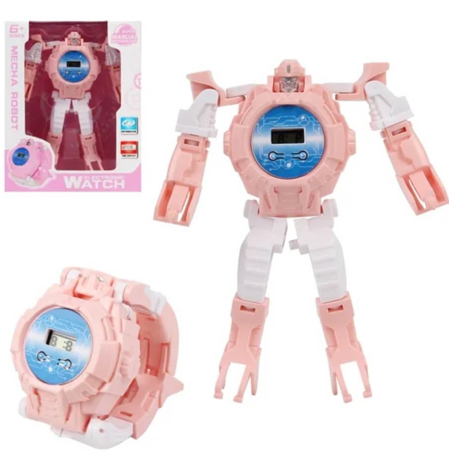Creative Robot Transforming Kids Watch Transformation Toys Boys Wrist Watch Kids