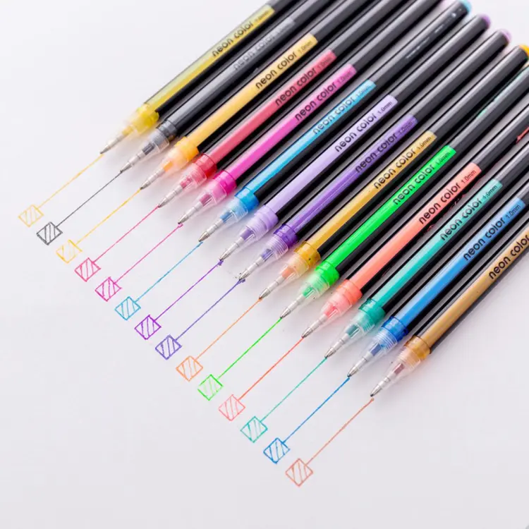 ZuiXua 48 Colors Gel Pens Set Color Glitter Pens Gift For, 41% OFF