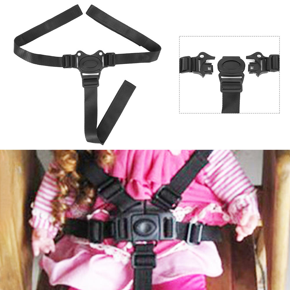 3 point harness stroller