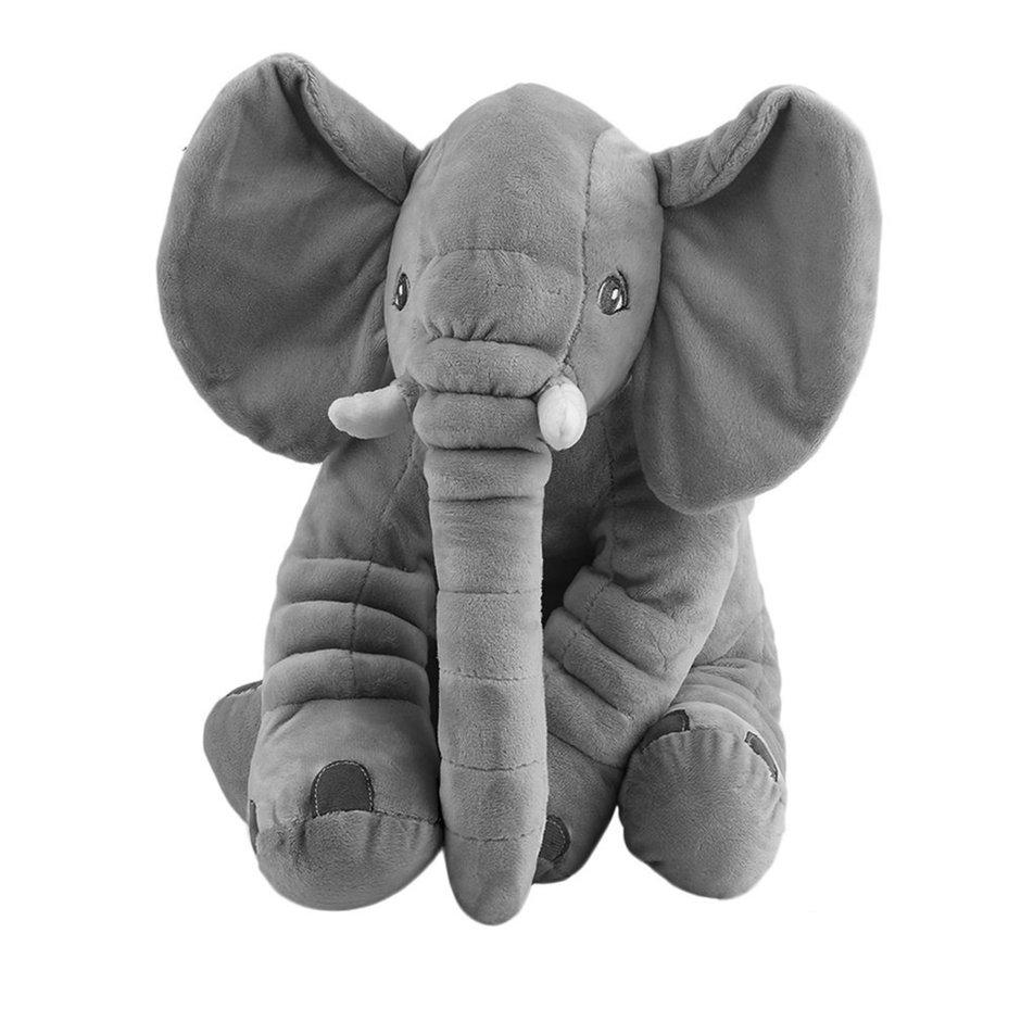 Elephant Stuffed Toy Animal Cushion Kids Baby Sleeping Soft Pillow Plush Toy Cute Elephant Cotton Large Size 24 Inches
