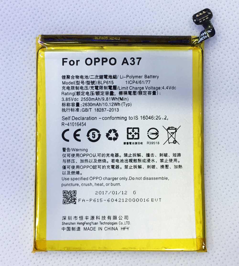 Oppo BLP615 Battery replacement for Oppo A37 with 2630mAh