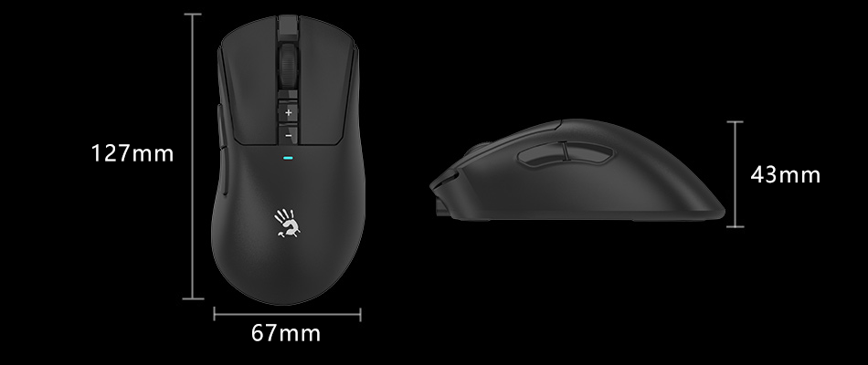 A4Tech Bloody R73 Pro Dual Mode Wireless Gaming Mouse 2.4G Rechargeable 26000 CPI Resolution 80Hrs Playtime 23 5c841c0e67dab61a2cf10c8a6b210659