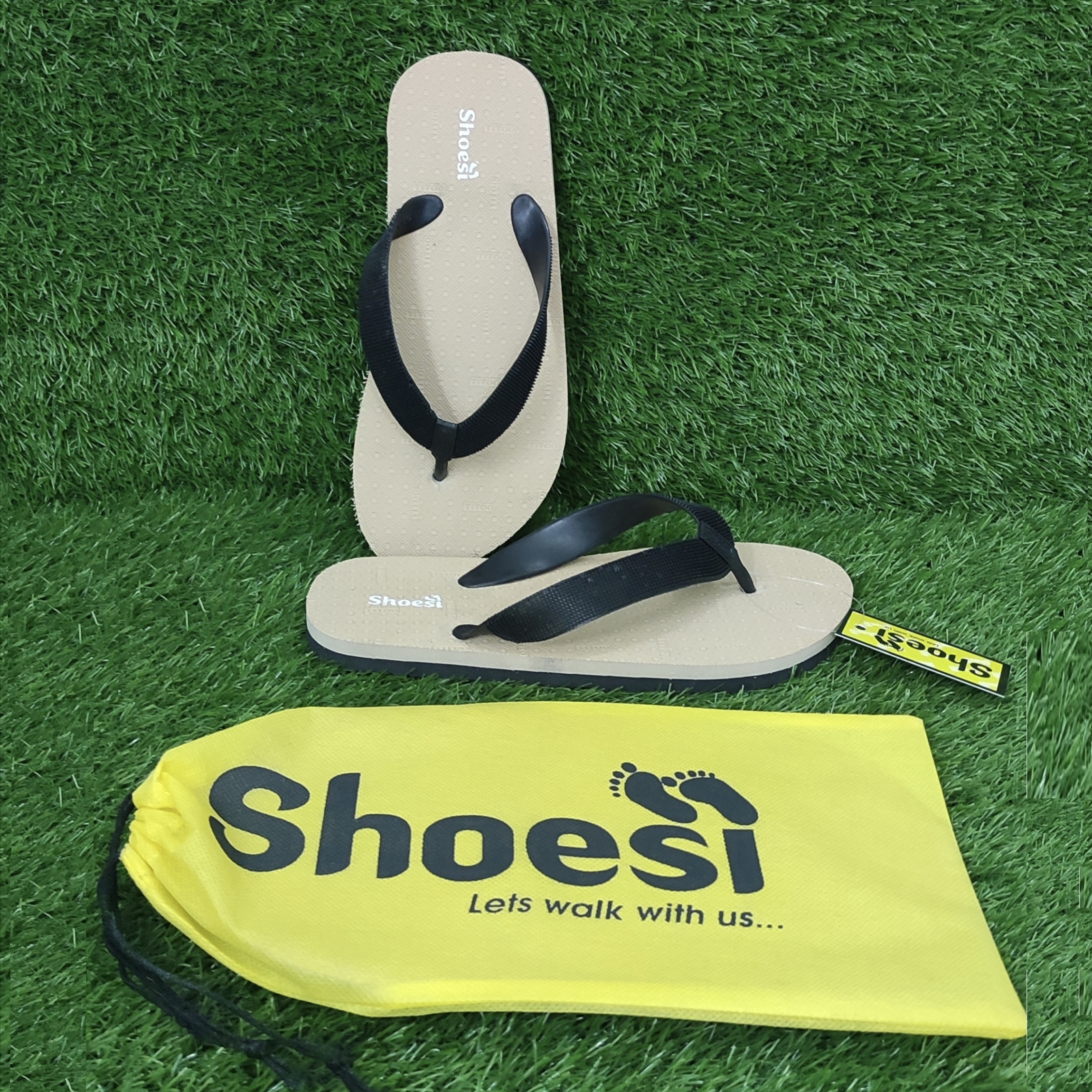 Stylish Cream Slippers | Flip Flops | Chappal