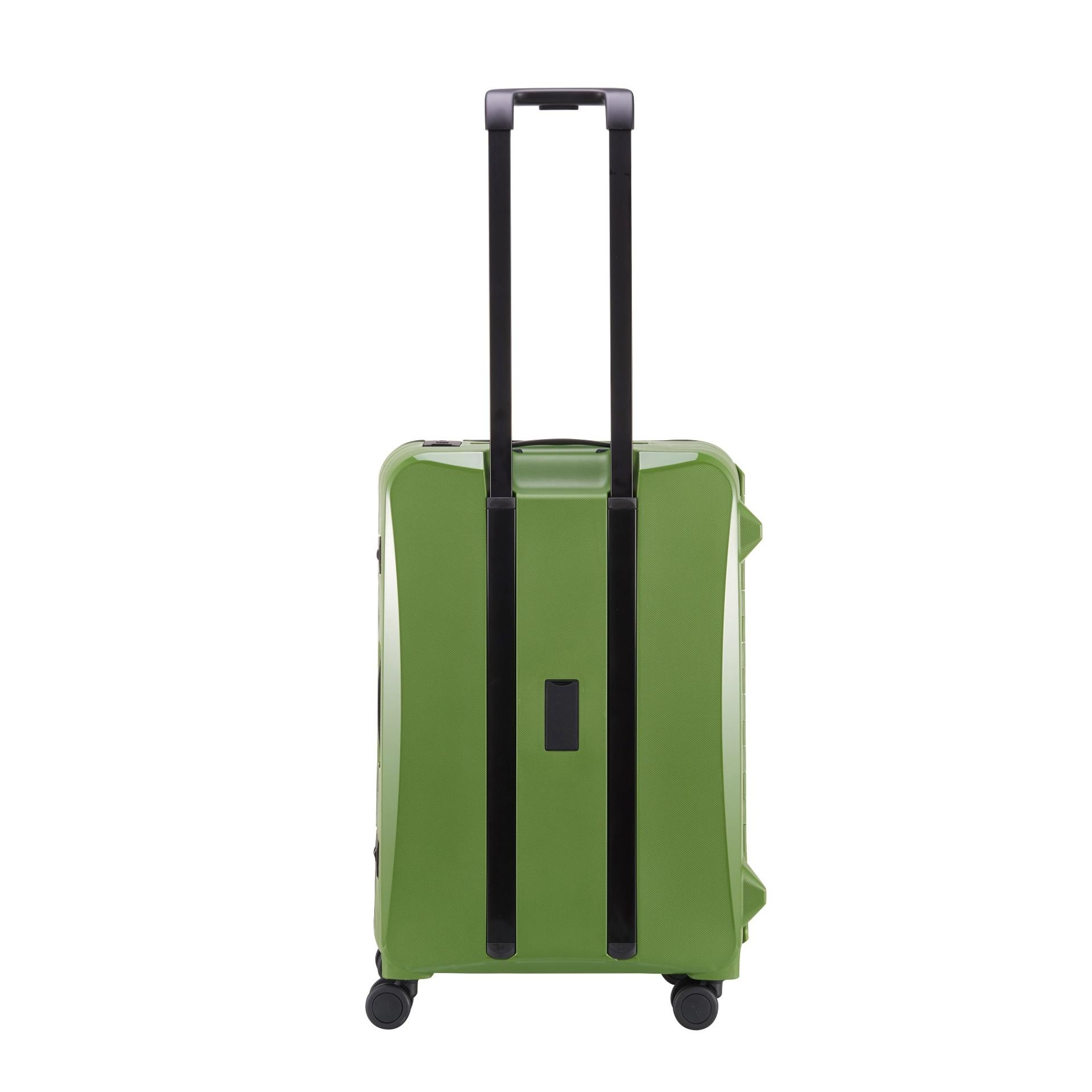 forest green luggage