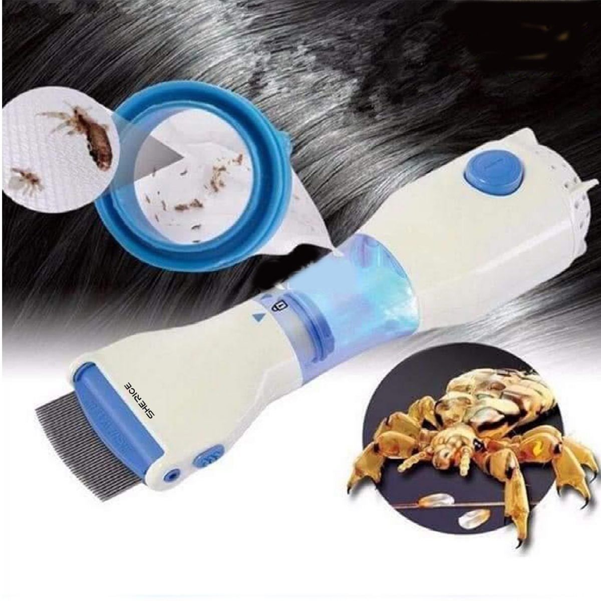 Electronic Head Lice Removal Machine Anti Lice Machine Comb...