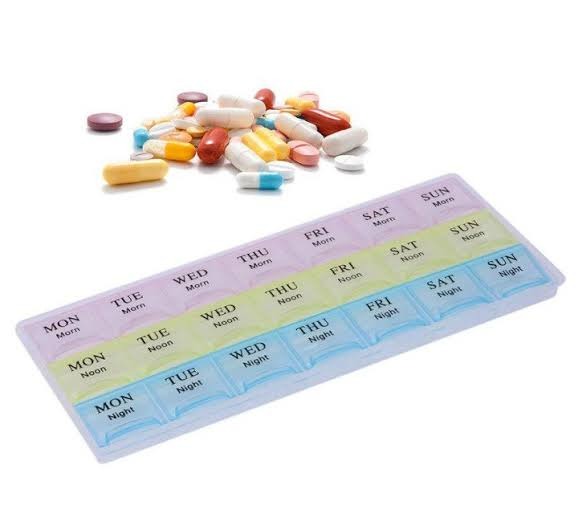 SR Traders - Travel Pill Box | Travel Pill Organizer | Medicine Holder Case | 7 Slot 14 Slots 27 Slots Pill Box | 7 days 14 days 21 days Pill Box Organizer
