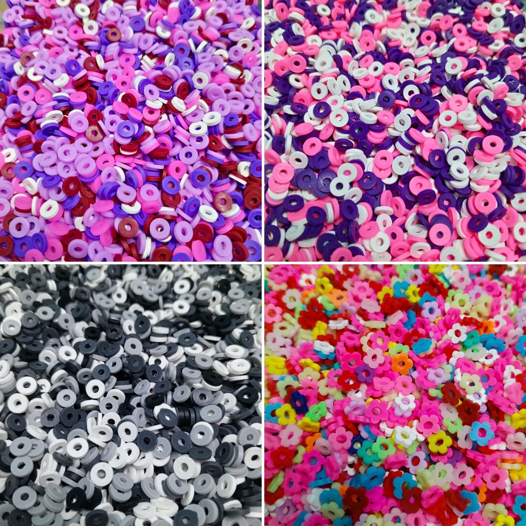 250/500/1000/5000/ Pcs Jewelry Making Clay Rings Material Bracelet Rings Multicolor Multicolor Mix Clay Rings For Bracelet Making Buy Rings For Bracelet Beads Material Jewelry Making by SAMS COLLECTION
