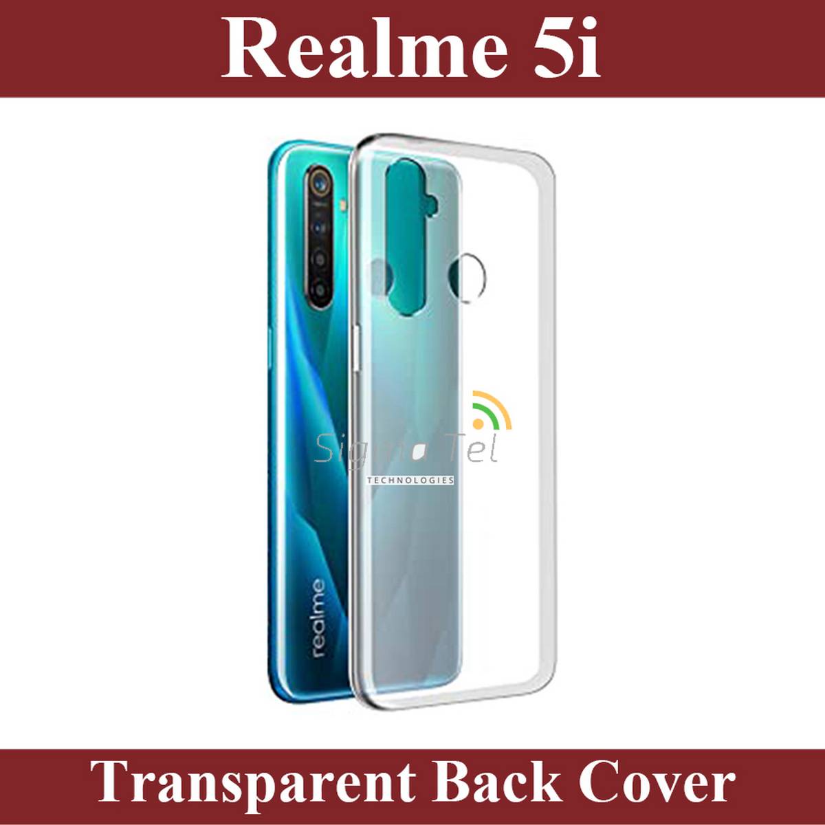 realme 5i back pouch