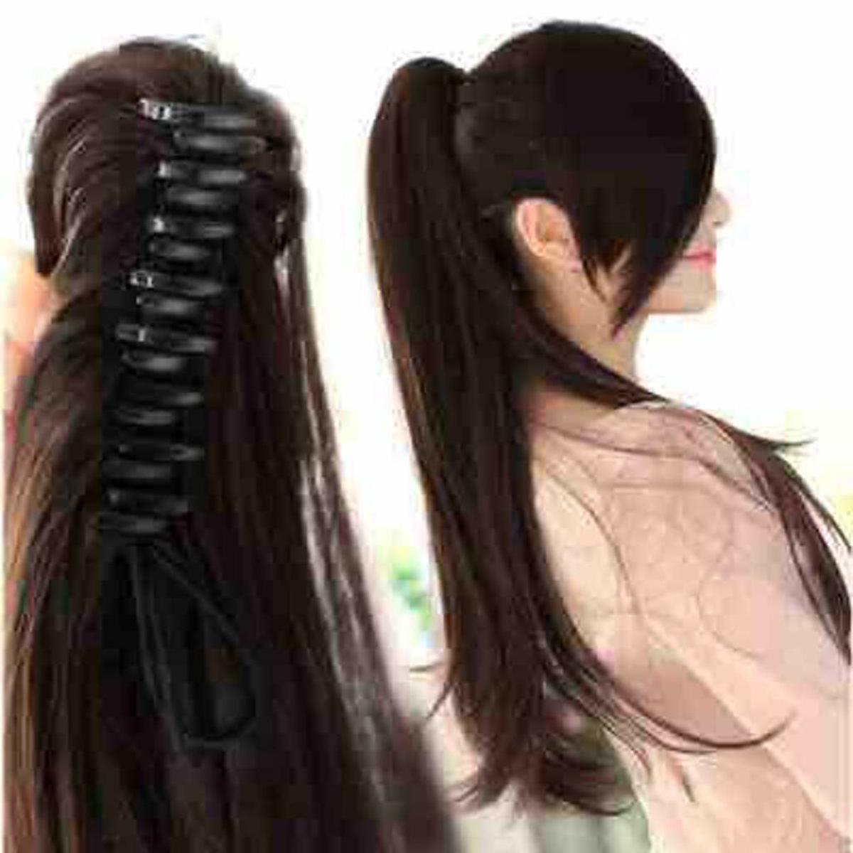Straight Catcher Hair Extension for Girls - Ponytail Hair Extension