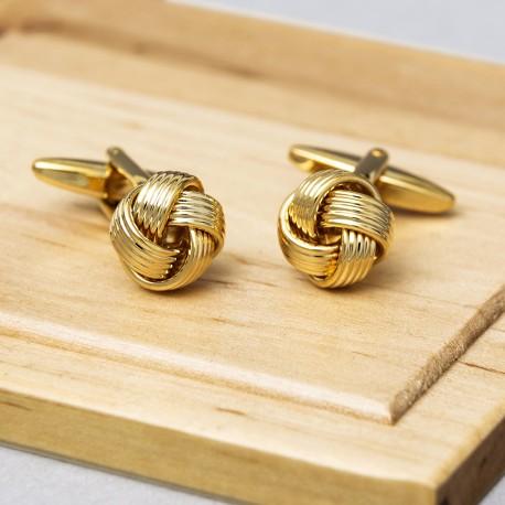 Silver/Golden Knot Cufflinks for Men