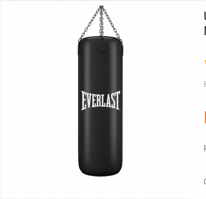 Punching Bag - Perfect Boxing Bag & MMA Training Accessory for Men Best Boxing Bag TM Sports.