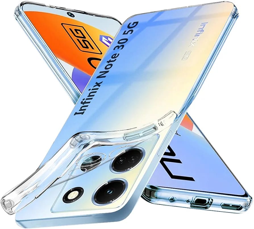 KJYF Custodia Trasparente Sottile In TPU Per Infinix Note 30 - Antigraffio E Anti-Ingiallimento