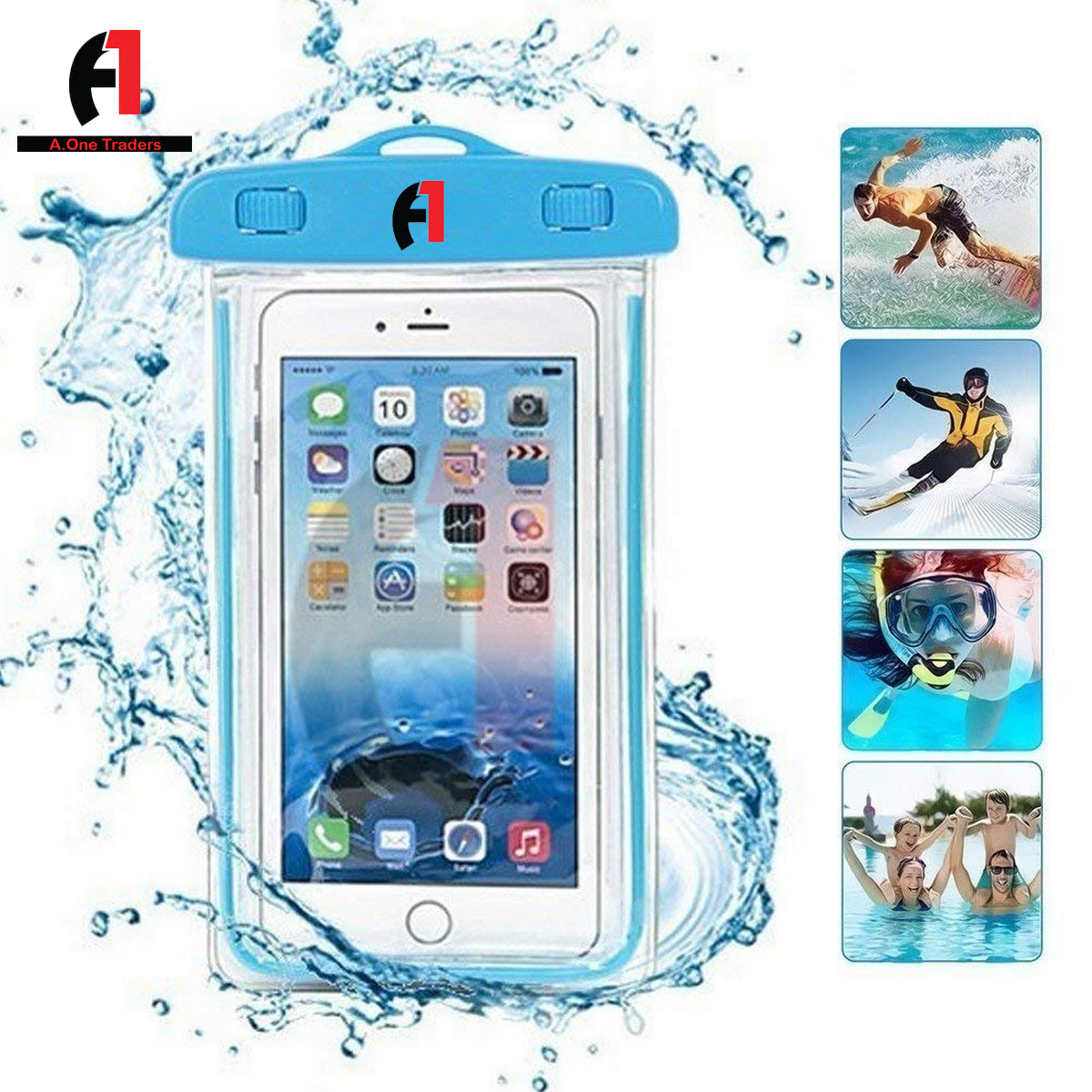 Waterproof Case Underwater PVC Bag Transparent Touch Screen Premium Cell Phone Pouch Cover Mobile Cover For Travel
