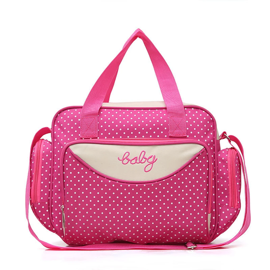 Baby Diaper Bag for Moms | Large Capacity Waterproof Maternity Tote with Adjustable Shoulder Strap | Multi Pocket Baby Nappy Bag for Travel, Hospital, Baby Care & Daily Use