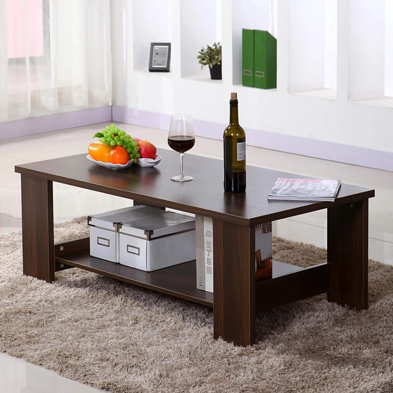 Modren Coffee Table Living Room Furniture with Storage Shelf for Living