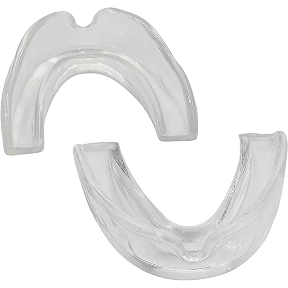 Mouth Guard Transparent Senior - Ultrathin Sports Mouth Guard for Football, Basketball, Hockey, MMA, Boxing, Jiu Jitsu | Minimalist Pro Mouthguard for Adults & Youth