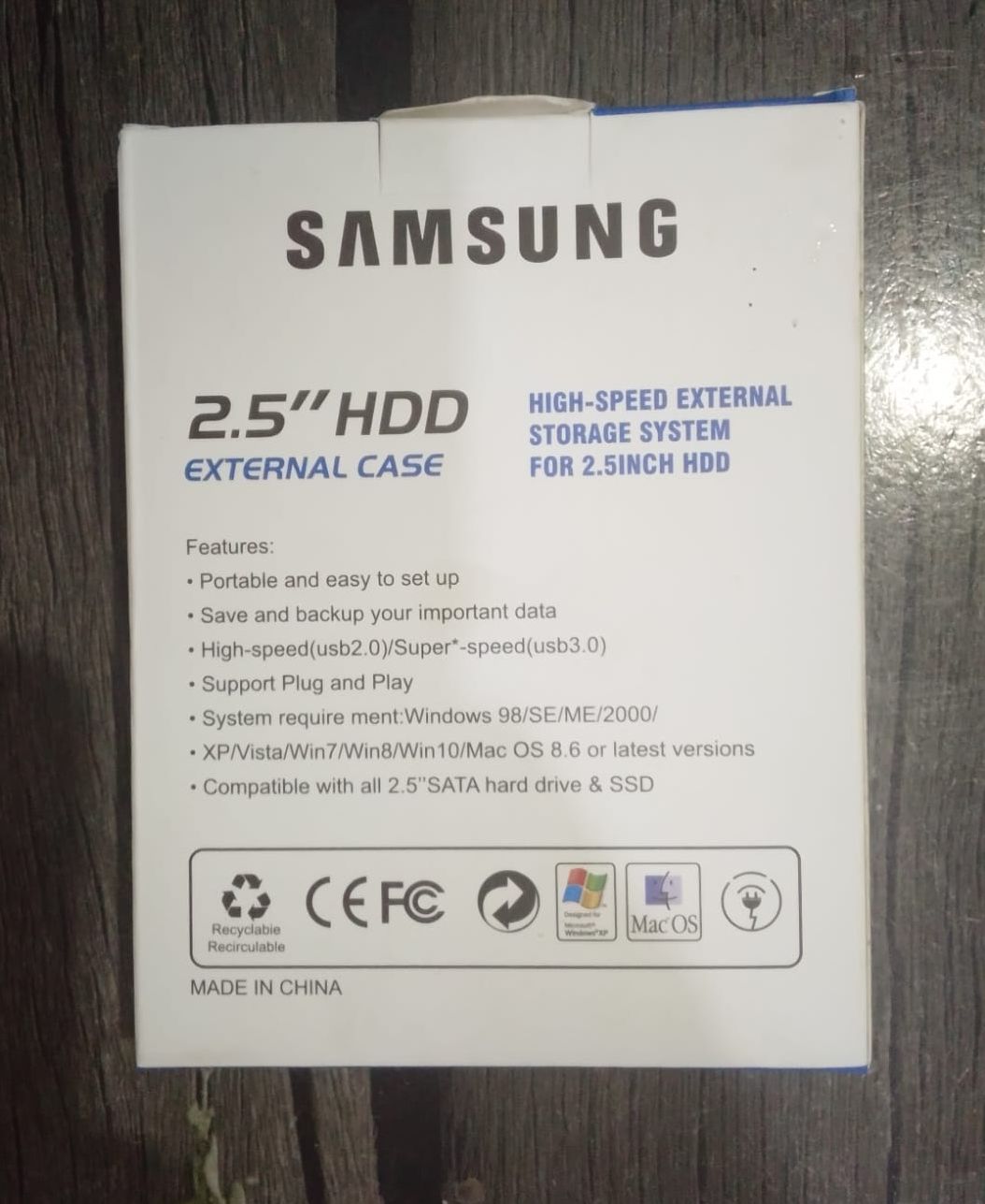HDD Case 2.5" SATA to USB 3.0 Adapter Hard Drive Enclosure For SSD Disk Case HDD Box USB 2.0 HD External HDD Enclosure