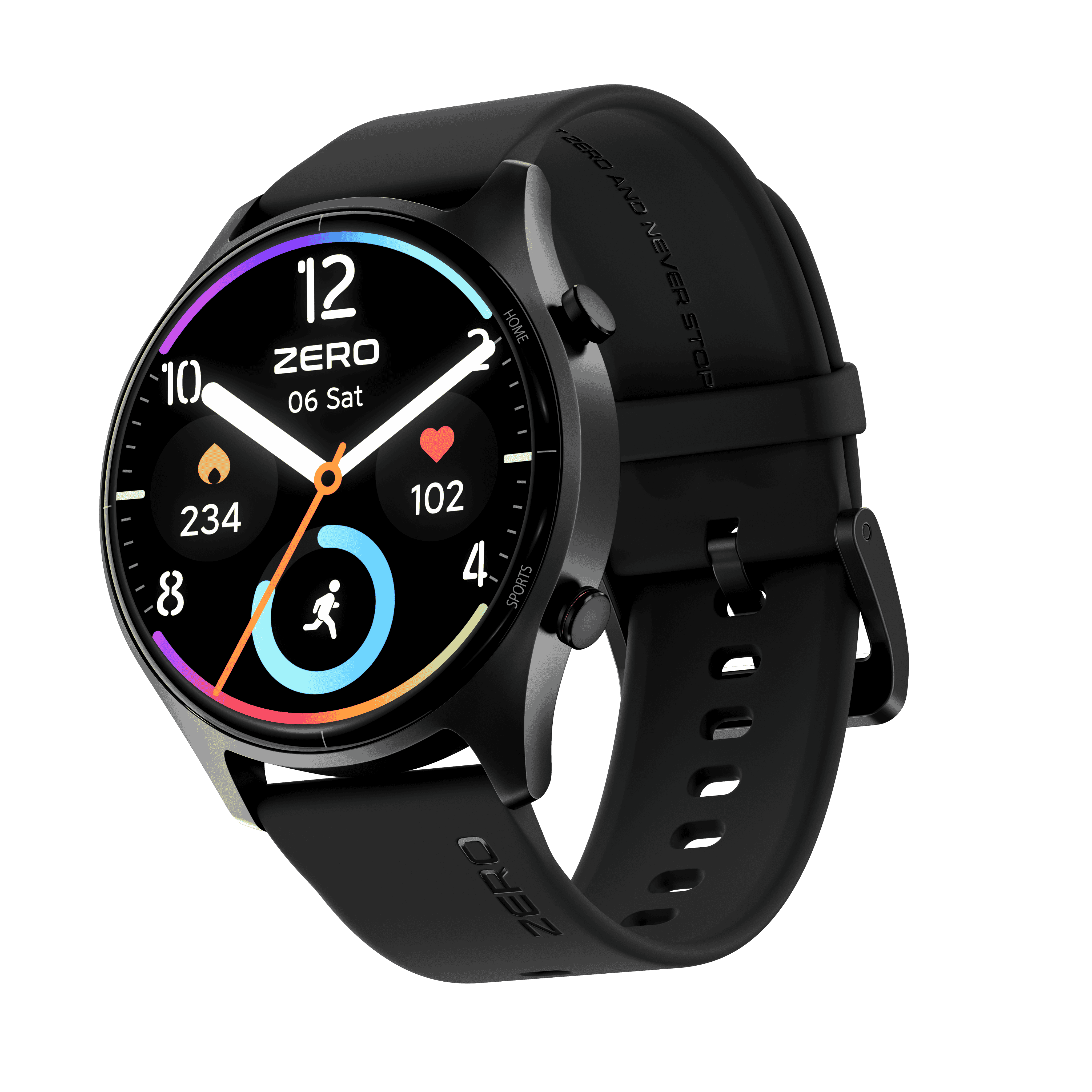 ZeroÂ® ICON Smartwatch 1.32" TFT HD Display | Bluetooth Calling, 100+ Sports Modes, Health Monitoring | IP68 Water Resistance | Customizable Watch Faces | Long Battery Life | Best Price Smartwatch for Men, Women, iOS & Android Users