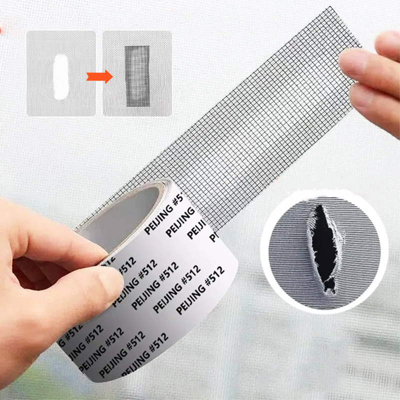 10-Pack Self-Adhesive Window Screen Repair Patches – 4x4 Inch Fiberglass Mesh For Holes & Rips In Doors, Windows, Tents (Silver)