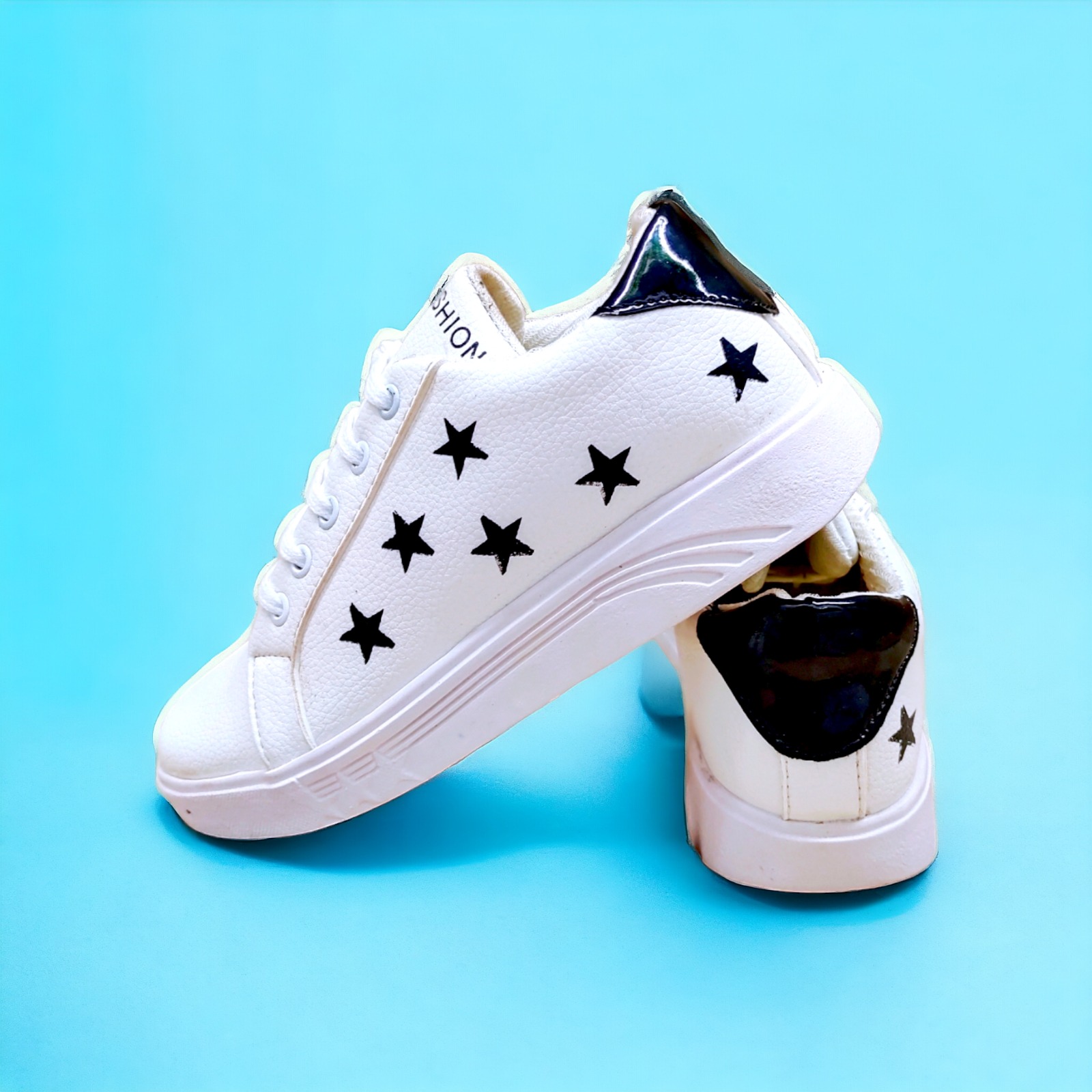 Daraz Black And White Sneakers For Girls Sport Sneakers For Girls