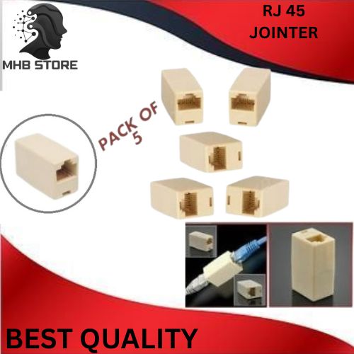 RJ45 Female Connector RJ 45 Coupler Extender Joinder Ethernet LAN Jointer