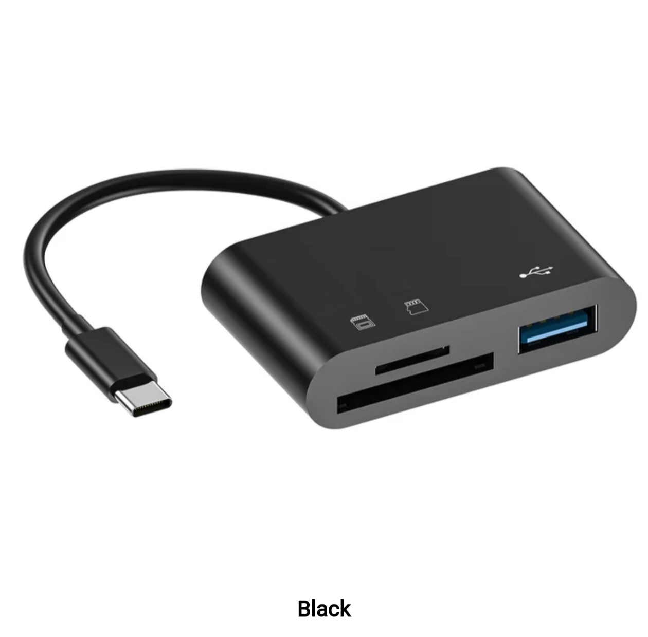 3 In1 USB Type-C /Micro-USB USB 2.0/3.0 Memory Card Reader Writer OTG Adapter SD TF Super Speed - Global Gadgets