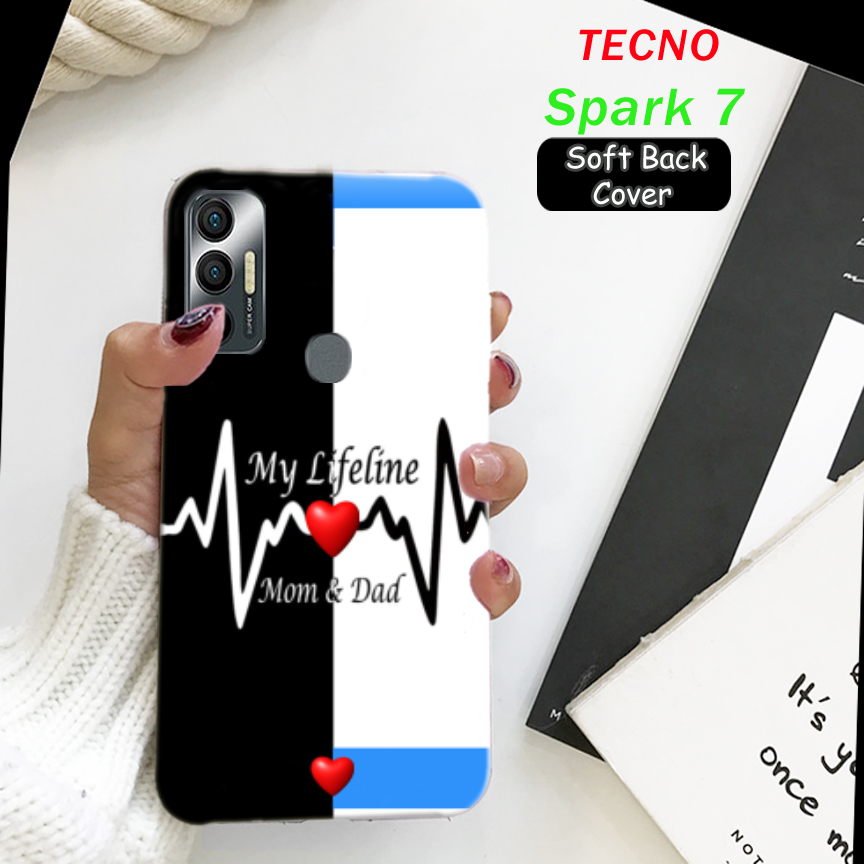 Tecno Spark 7 Cover Case Mom Dad 2gud Soft Case Cover Buy Online At Best Prices In Pakistan Daraz Pk