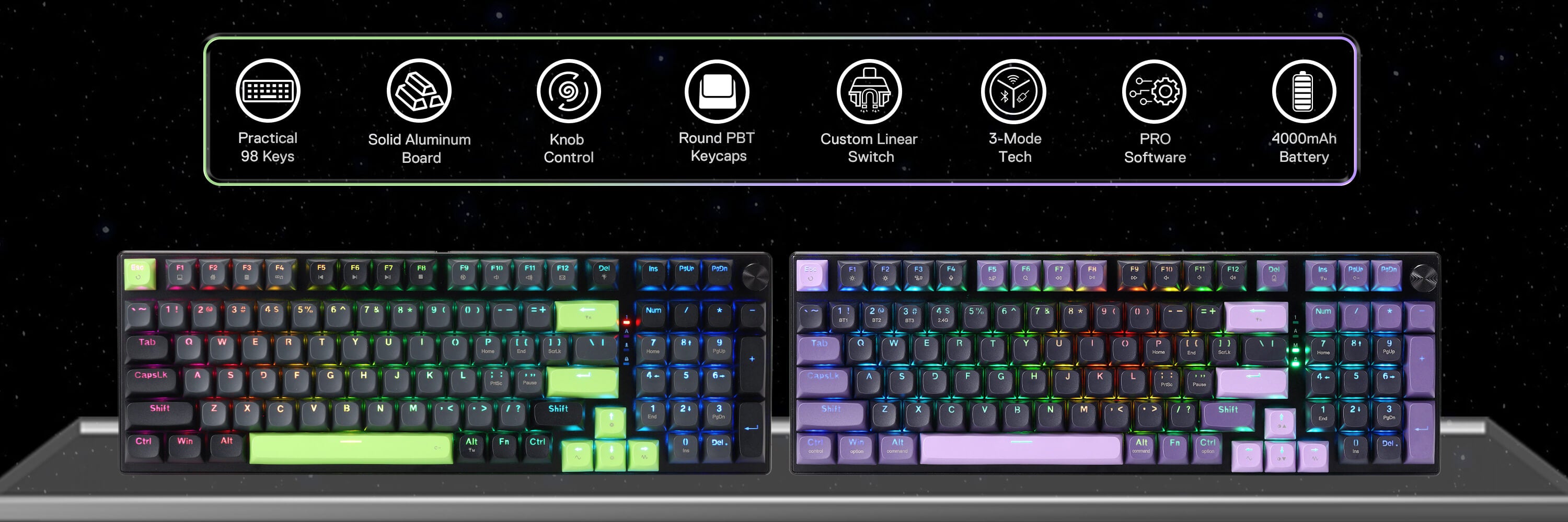 Redragon K740 Wired Mechanical Gaming Keyboard RGB 98 Keys with Linear Dragon Chant Switch and Vibrant Groovy RGB 14 5d61c3a0b556c8b002527f6e2ce4ecd3